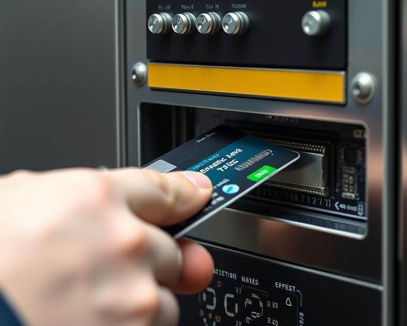 Security audit carried out on a self-service machine
