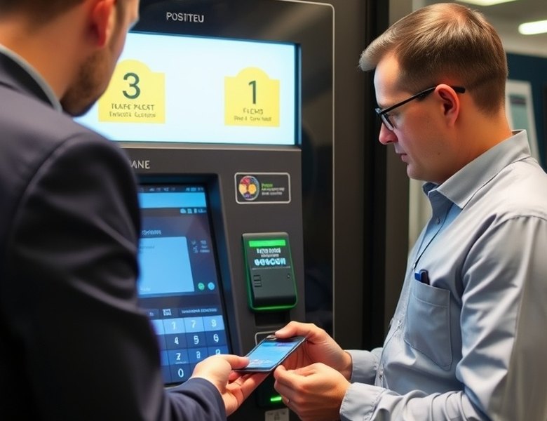 Security audit carried out on a self-service machine